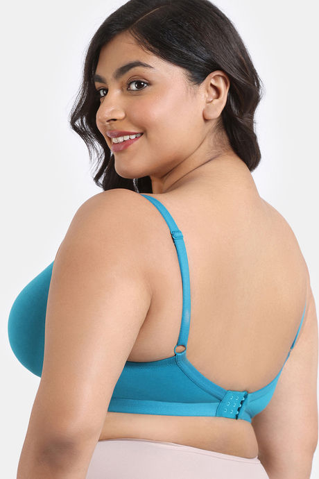 Zivame True Curv Single Layered Non Wired 3/4th Coverage Minimiser Bra - Exotic Plume — image 2